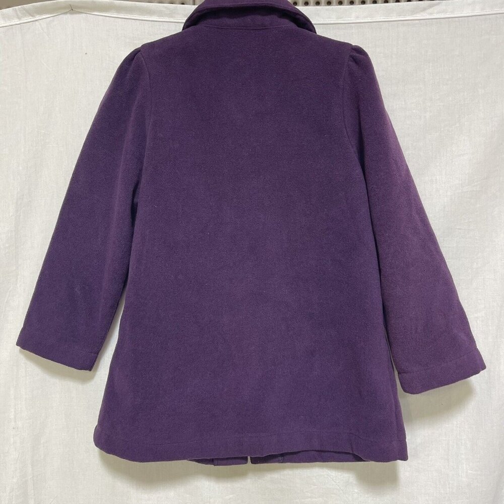 725 Originals Girls Size 6 Dress Coat Purple A Frame Plum Long - Picture 2 of 5